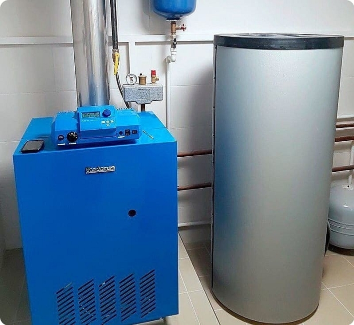 Котельная дома площадью 300 квадратных метров