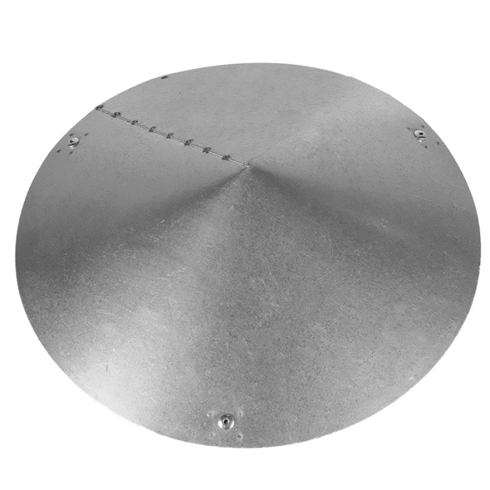 Одностенный дымоход Дымофф Зонт 200 цинк