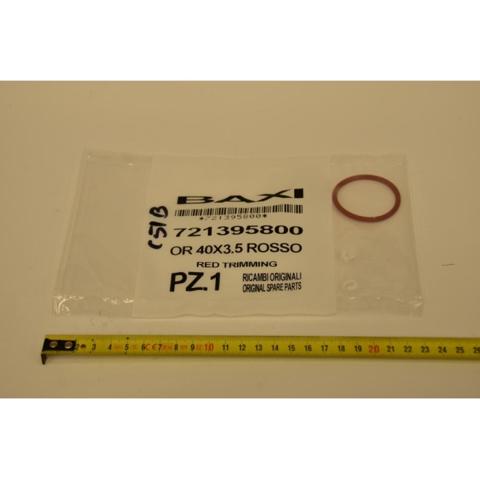   Baxi Уплотнение 40X3,5 красное  