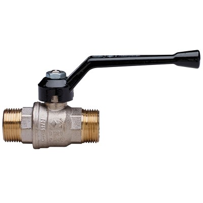 Rubinetterie Bresciane Полнопроходной 1/2 PN64 нар/нар резьба(латунный, алюминиевая рукоятка)