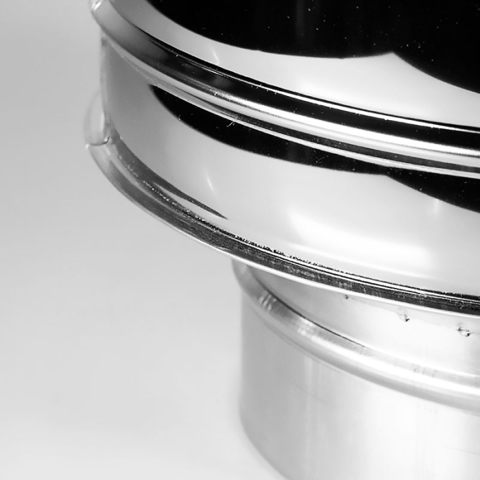 Сэндвич дымоход Дымофф Старт-сэндвич 480*400 AISI430 0.5мм/AISI409 1мм