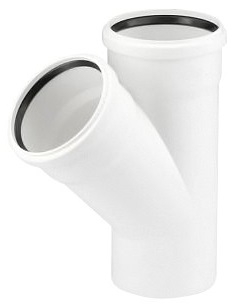 Rehau Тройник 110/50/45°