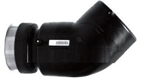 Rehau Эл.-св. угольник 45° с внутр. резьбой из латуни, 40-1 1/4