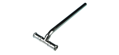 Henco T, радиаторная подводка, латунь пресс - медная трубка O15 300 мм, 20x15Cux20