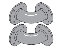 Buderus Колено 90° 2,5 с изоляцией (7114100)