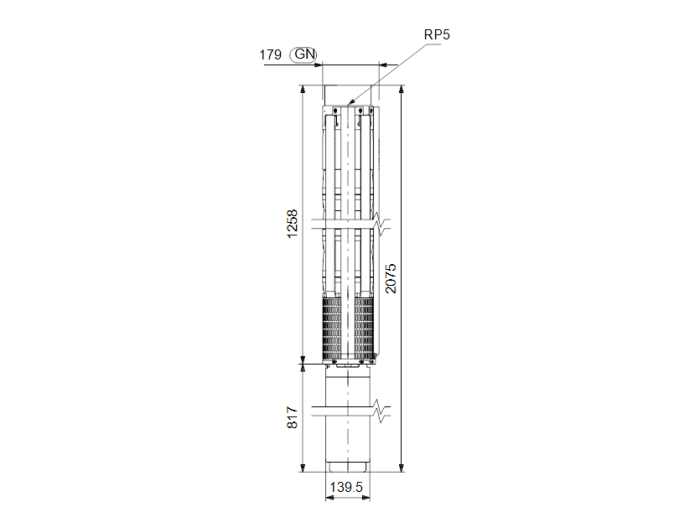 Скважинный насос Grundfos SP 77-6 (380В)  