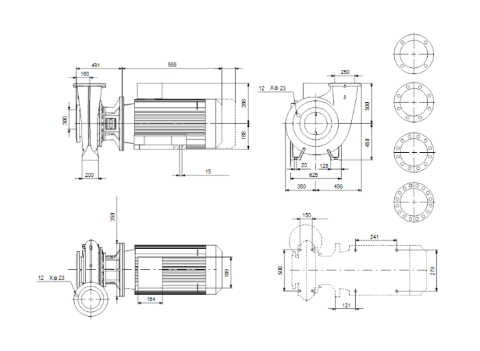   Насос для повышения давления Grundfos NB 250-400/289 AF1ABQQE  