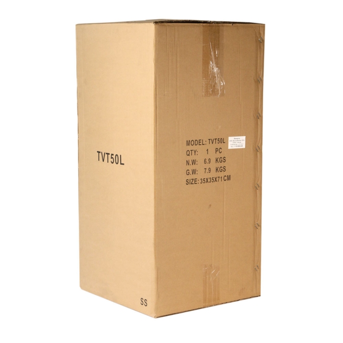 Гидроаккумулятор Ladana Гидроаккумулятор вертикальный, 50 л ГОЛУБОЙ (фланец нерж. сталь, запасной ниппель)  