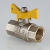 Valtec Кран шар. газ. VALGAS, рукоятка бабочка 3/4" вн.-вн.  