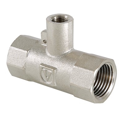Valtec Тройник под датчик теплосчётчика, 1"х M10 х1" вн.-вн.-вн.  