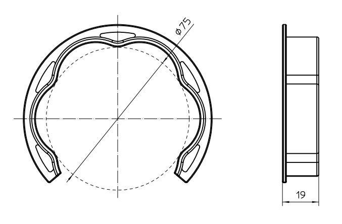 Дренажное кольцо HL163.1  