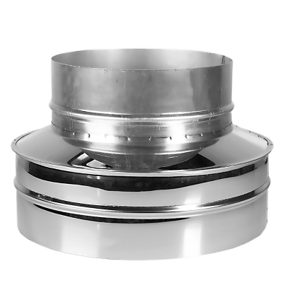 Сэндвич дымоход Дымофф Старт-сэндвич 480*400 AISI430 0.5мм/AISI304 1мм