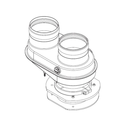 Buderus Присоединительный элемент к котлу с переходом на DN80/80