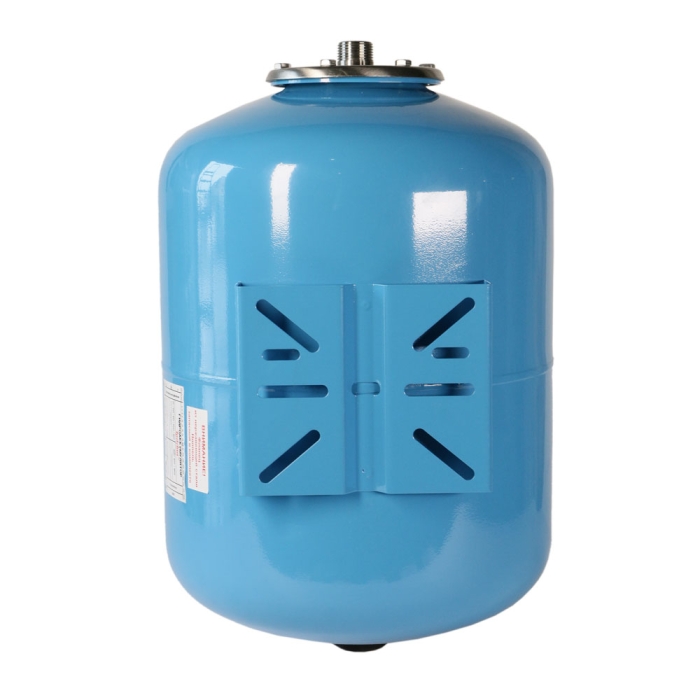 Гидроаккумулятор Ladana Гидроаккумулятор горизонтальный, 50 л ГОЛУБОЙ (фланец нерж. сталь, запасной ниппель)  