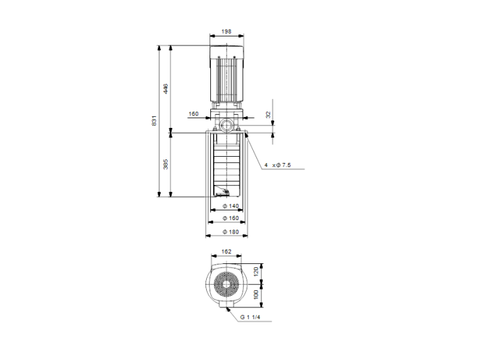 Скважинный насос Grundfos MTR 8-8/8-1 A-W-A-HUUV  