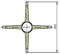 Viessmann Распорка DN100 3 шт (7339873)  