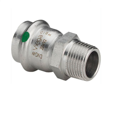 Viega Муфта пресс-Н 22х1/2 нерж.