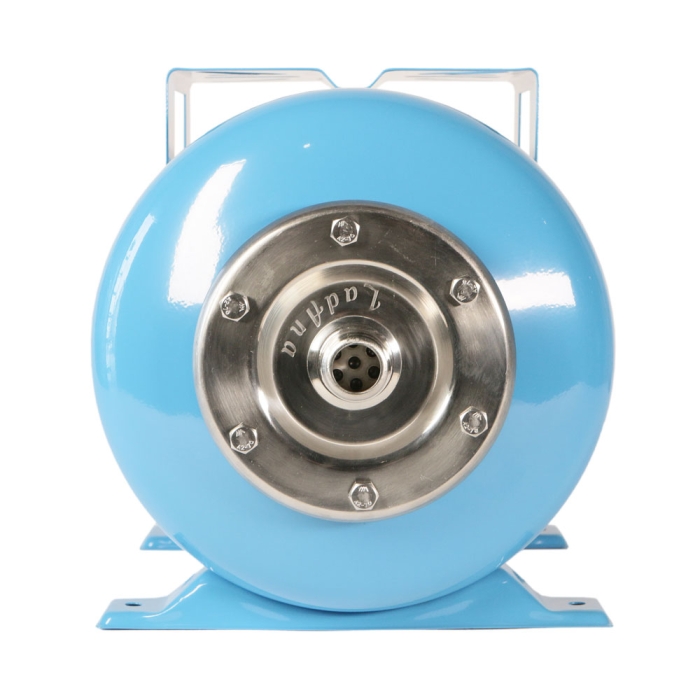 Гидроаккумулятор Ladana Гидроаккумулятор горизонтальный, 24 л ГОЛУБОЙ (фланец нерж. сталь)  