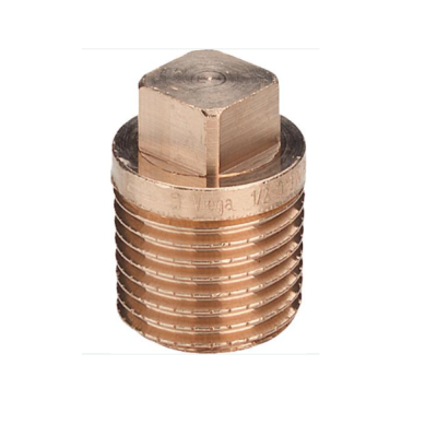 Viega Заглушка Н 3/8 с квадратом бронза