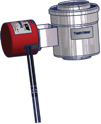 Wolf Дымоход Заслонка DN80, с приводом для установки в дымоход, L:200 мм