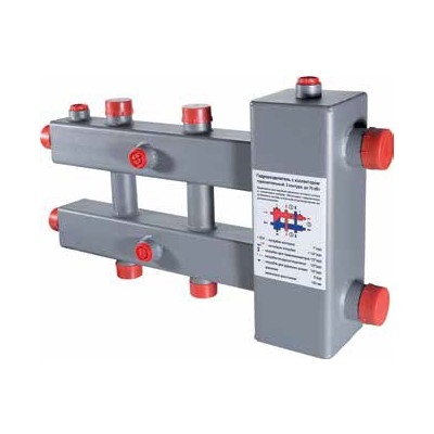 Valtec Гидроразделитель с колл., гориз., 5 контуров, до 70 кВт  