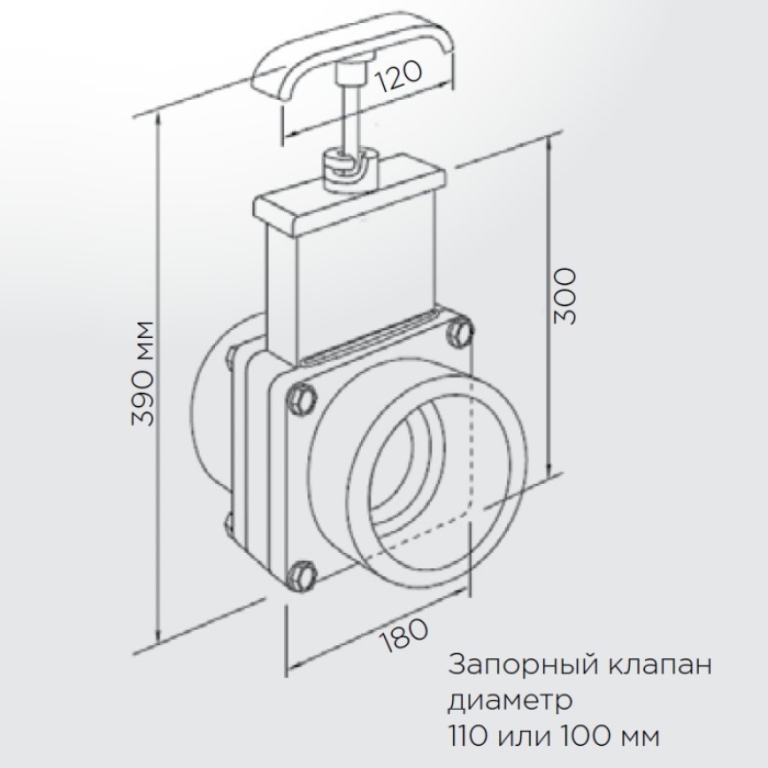Канализационная установка SFA Vanne dn100