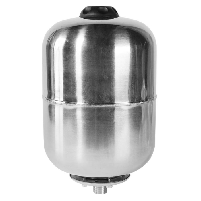 Гидроаккумулятор Ladana Гидроаккумулятор вертикальный, 8л НЕРЖАВЕЮЩАЯ СТАЛЬ (3/4, фланец нерж.сталь)  