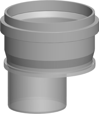 Wolf Дымоход Переходник с DN110 на DN125, из полипропилена