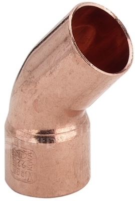 KME Отвод однораструбный 45гр. 28 мм