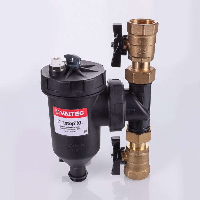 Valtec VT.382.BX.07 Фильтр-дешламатор с пластиковым корпусом 1 1/4  