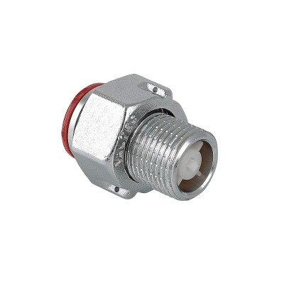 Valtec Полусгон с накидной гайкой, с обратным клапаном 1/2"  