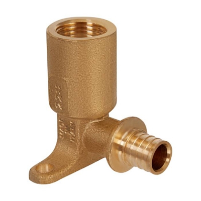 Водорозетка латунная удлинённая Hoobs ?16х2,2 - 1/2ВР