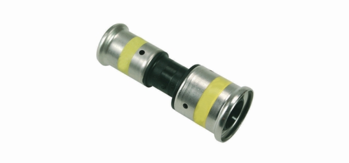 Henco Муфта переходная, ПВДФ пресс (газ), 32x20  