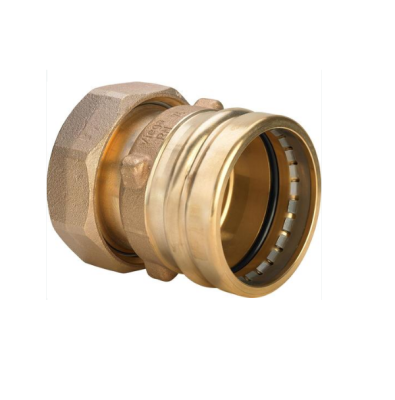 Viega Муфта с накидной гайкой пресс-В 76.1х3 плоское уплотнение бронза