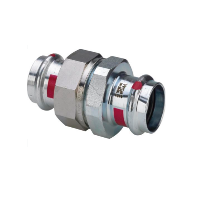 Viega Муфта разборная пресс 42 с плоской прокладкой оцинк.