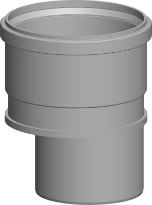 Wolf Дымоход Переходник с DN160 на DN200, эксцентрический, из полипропилена