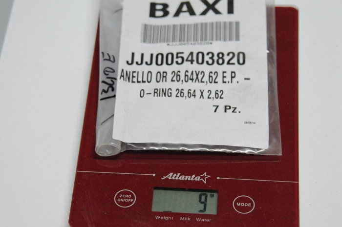   Baxi Уплотнение кольцевое 26,64х2,62  