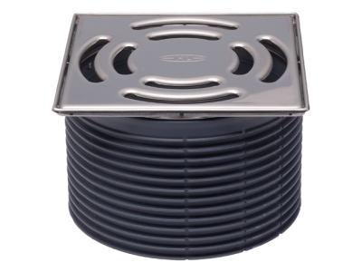 HL 3910 Надставной элемент 145х145 мм с решеткой 138х138 мм без сифона