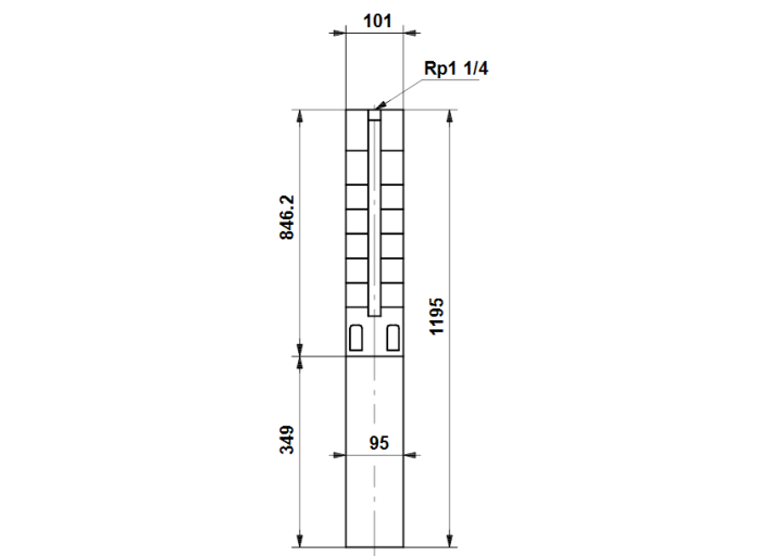 Скважинный насос Grundfos SP 2A-33  