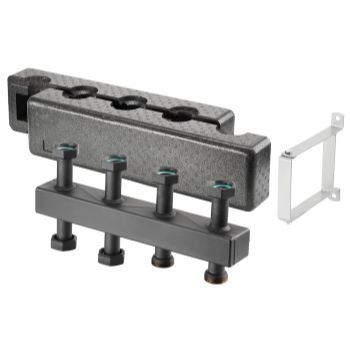 Коллектор Oventrop Распределительная гребенка с изоляцией для Regumat DN 25 с нижним подключением на 3 отопительных кон