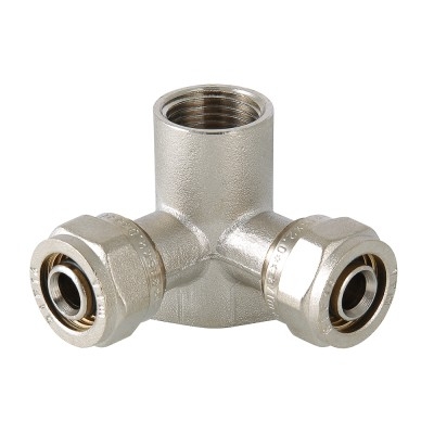 Valtec Водорозетка обжимная проходная 20х1/2  