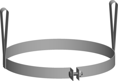 Wolf Дымоход Хомут DN250 в качестве вспомогательного приспособления для монтажа с петлями