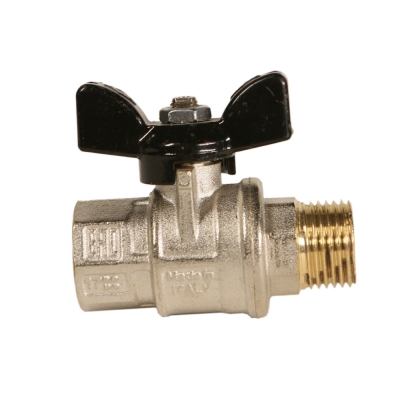 Rubinetterie Bresciane Латунный шаровый кран вн/нар резьба 1/2