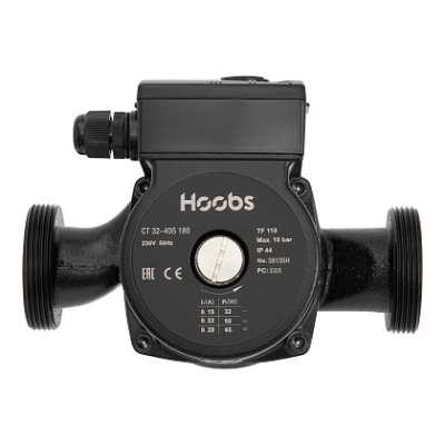 Насос циркуляционный Hoobs CT 32-40S 180мм 65Вт 1х220В 50Гц (с гайками)