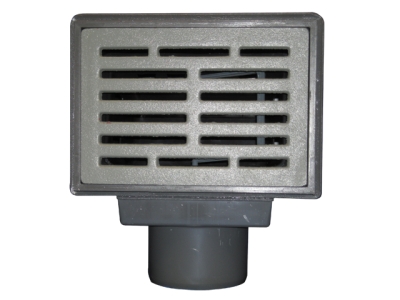 HL 71G Трап с решеткой из чугуна, с горизонтальным выпуском DN110