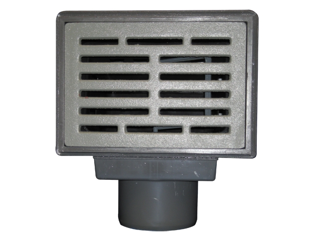 HL 71G Трап с решеткой из чугуна, с горизонтальным выпуском DN110  