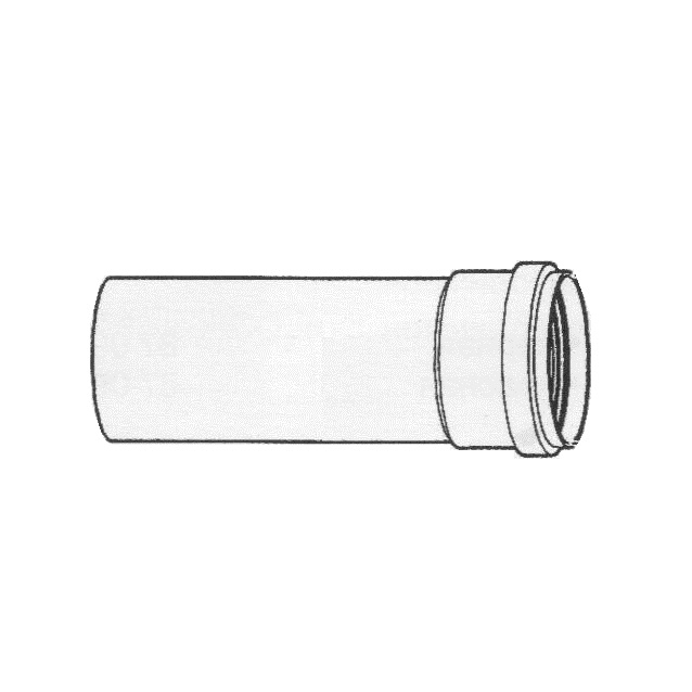 Buderus Удлинительная труба DN80, L=1000 мм (7736995101)  