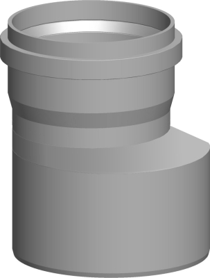 Wolf Дымоход Переходник с DN200 на DN160, эксцентрический, из полипропилена