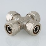 Valtec Крестовина обжимная 16  