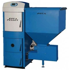 Пеллетный котёл Zota Pellet 40А (левый)